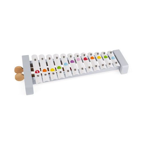 Mini xylo Confetti (bois) : Jouets musicaux Janod - J07603