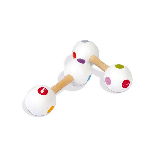 Haltère Maracas Confetti (bois)