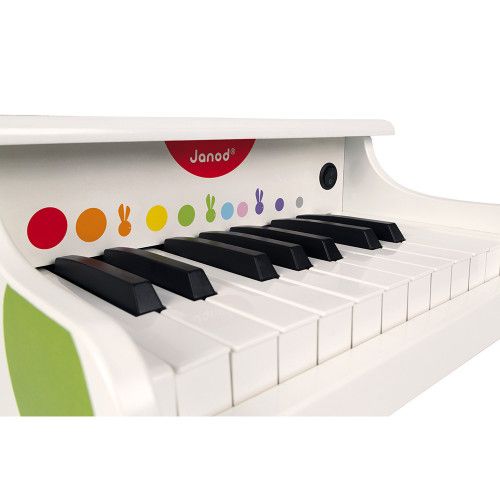 Piano en bois électronique - Instrument jouet en bois enfant - Janod