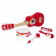 Set musical confetti en bois, rouge, imitation instruments de musique, éveil sonore pour enfant à partir de 3 ans JANOD