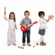 Set musical confetti en bois, rouge, imitation instruments de musique, éveil sonore pour enfant à partir de 3 ans JANOD