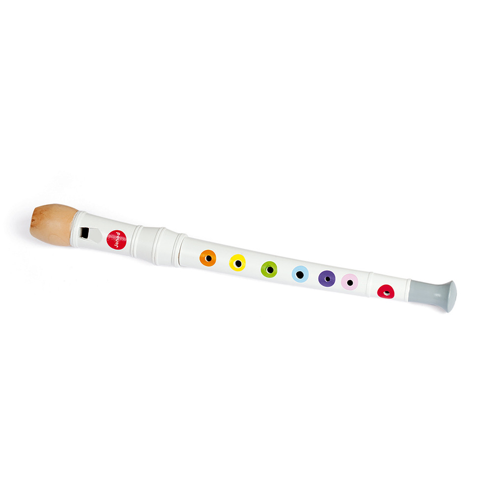 Flûte Confetti (bois) : Jouets musicaux Janod - J07630