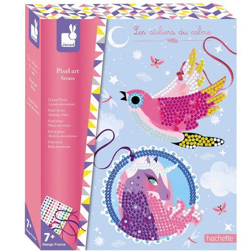 Set créatif pour enfant - Kit paillettes, strass et dorures - Janod