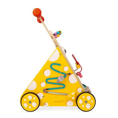 Chariot Multi-Activités Chat en bois éveil marche enfant à partir de 1 an