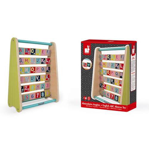 wooden abc abacus