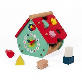 Baby Forest House Shape Sorter (wood)