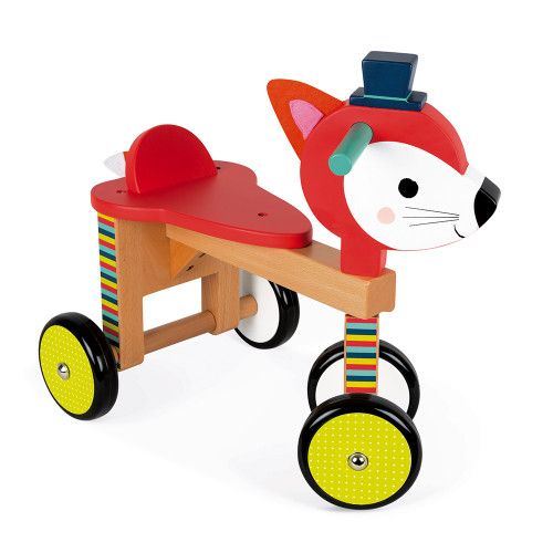 porteur bois renard