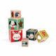 Pyramide 6 cubes Baby Forest en bois, éveil motricité bébé, animaux, chiffres, nombres, pour enfant à partir de 12 mois JANOD