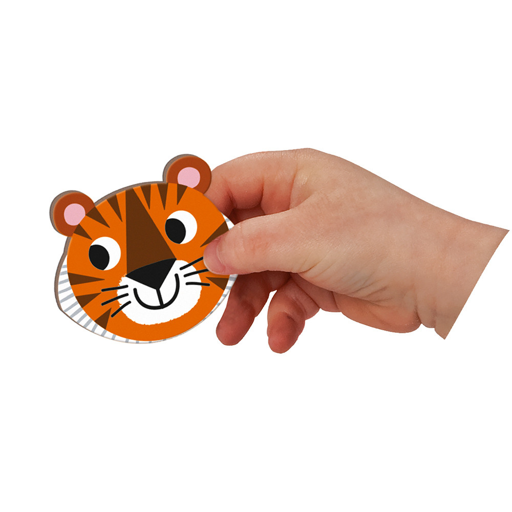 Jeu Magnétique Janod Magneti'Book Animaux - 30 Pièces, 10 Cartes Modèles - Éducatif, Dès 3 Ans