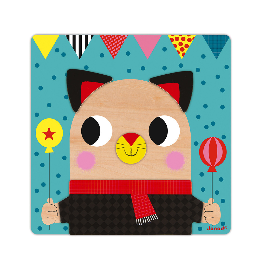 Jeu Magnétique D'habillage De Visage - Puzzles Magnétiques Pour Enfants 3 Ans Et + - Boîte De Rangement Livre - Développe L'imagination Et La Motricité