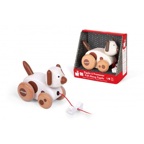 janod pull along dog
