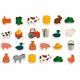 Magnets 24 pcs - Ferme (bois)