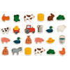 Farm Magnets 24 pieces (wood)