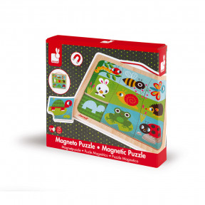 Magneto Puzzle Happy Garden 9 pièces