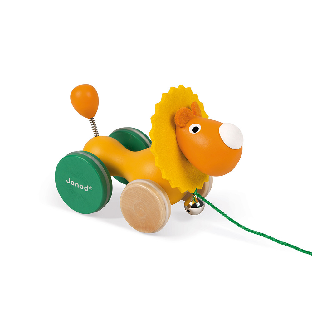 lion push along toy