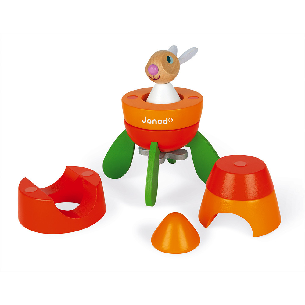 Janod Lapin Carrot Rocket (wood)