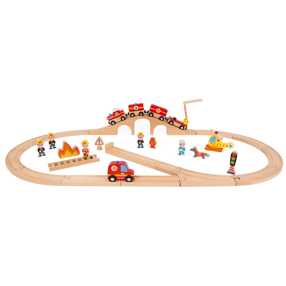 janod story express safari train set