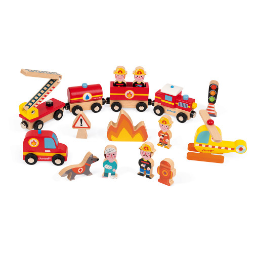 janod story express safari train set