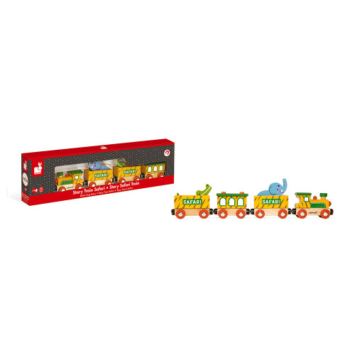 janod story express safari train set