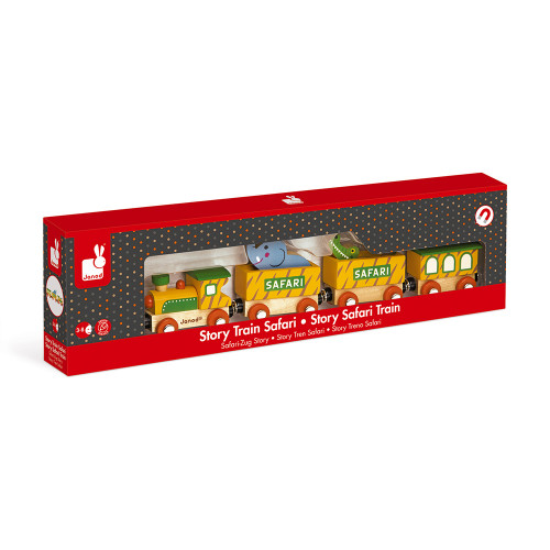 janod story express safari train set