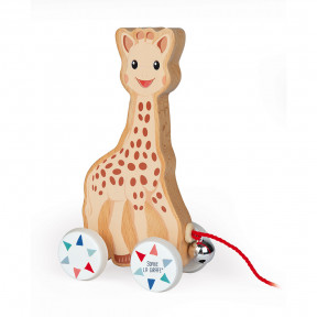 Juguete Para Pasear Sophie la Girafe (madera)