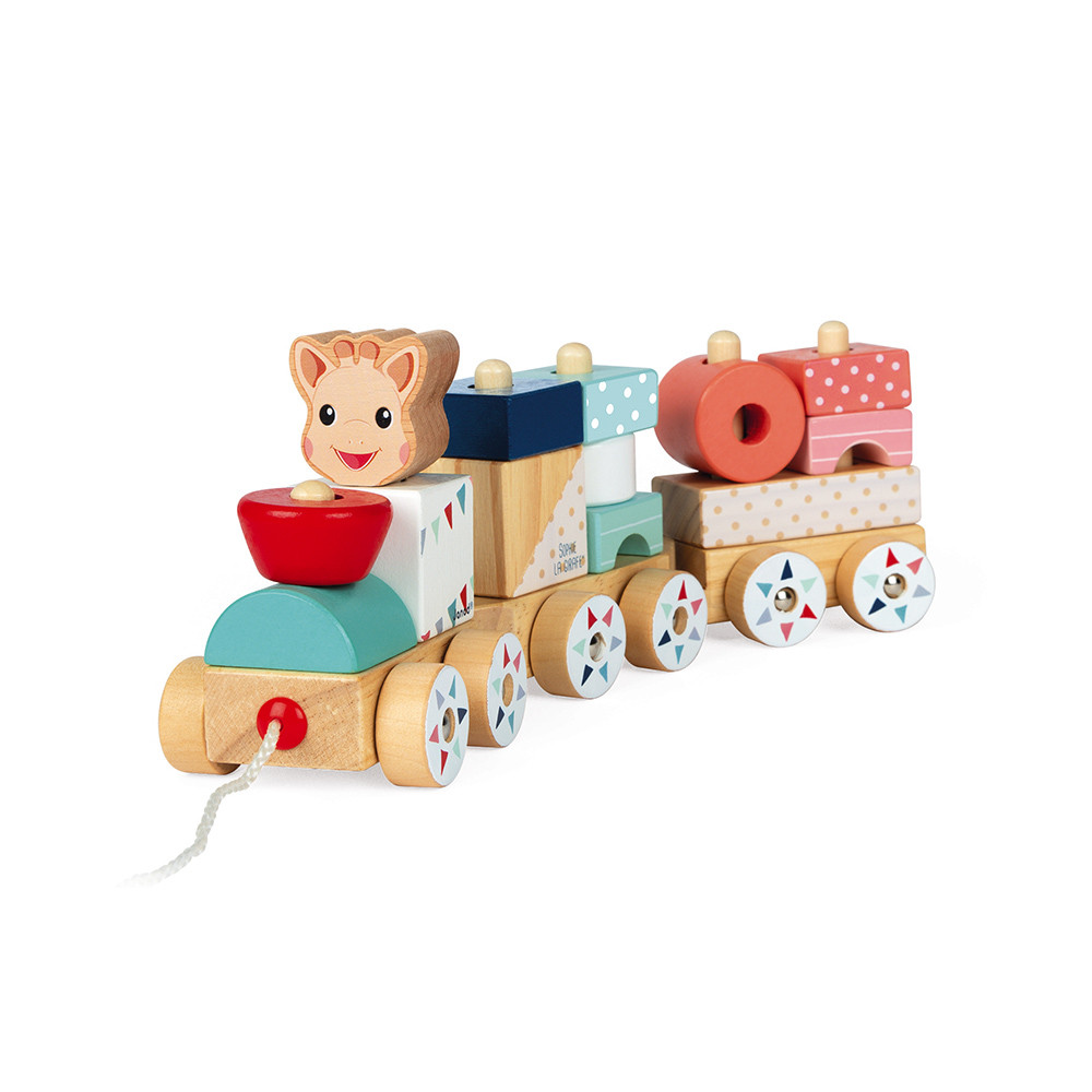 Train Sophie la girafe - Train jouet ?�veil en bois Janod