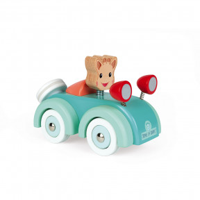 wooden car roller toy