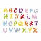 Malette 52 lettres magnétiques Splash en bois, alphabet, aimants, multicolore, tableau, pour enfant à partir de 3 ans JANOD