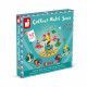 Coffret multi jeux carrousel en bois et carton jeux de société enfant à partir de 5 ans