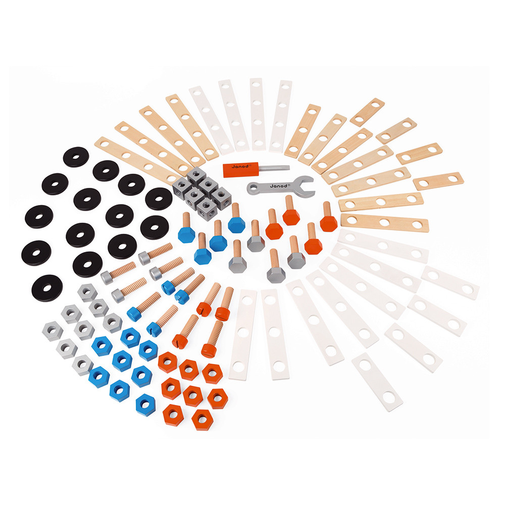 Barril de Bricolaje 100 piezas (madera) - Harramientas & Accesorios - Janod