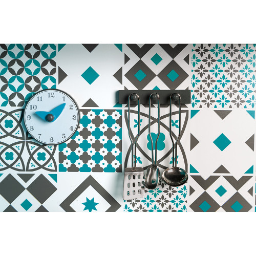 Maxi Cuisine Lagoon en bois sonore lumineuse bleu 15 accessoires enfant à partir de 3 ans