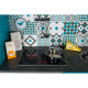 Maxi Cuisine Lagoon en bois sonore lumineuse bleu 15 accessoires enfant à partir de 3 ans
