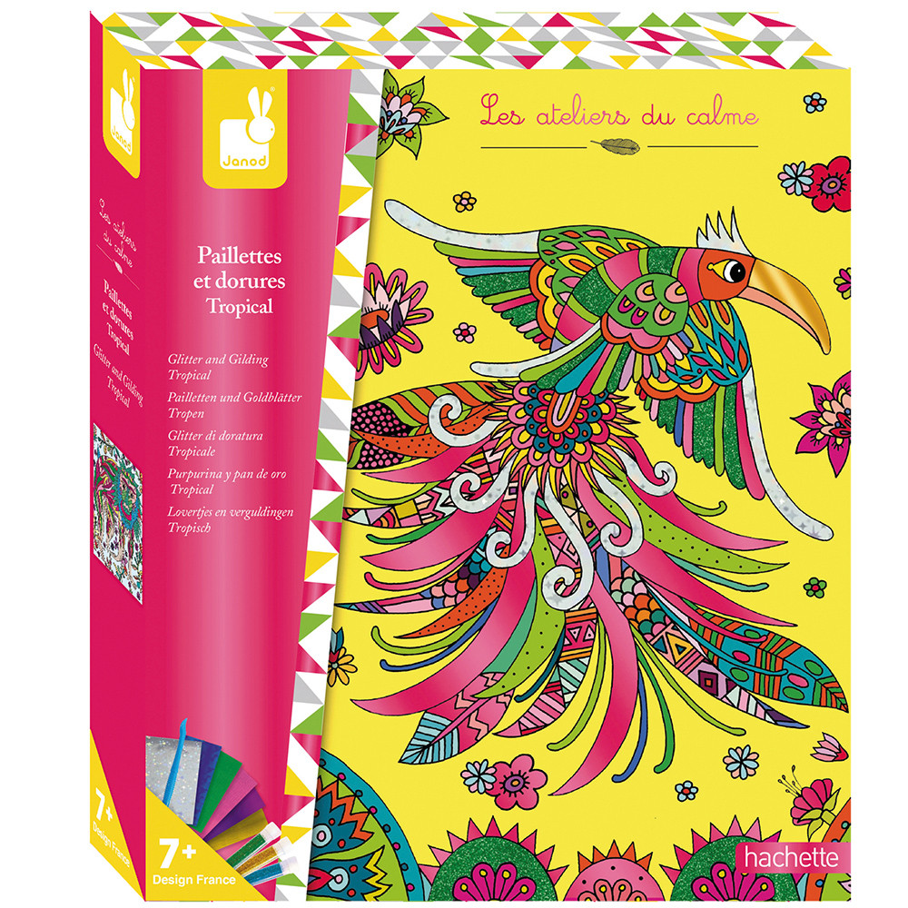 Set Cr?�atif Paillettes F?�es : Sable, Paillettes, Dorure & Strass Janod - J07806