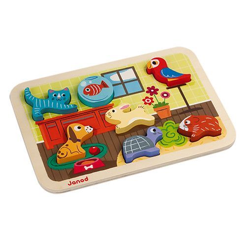 Chunky Puzzle Animaux 7 pcs (bois)