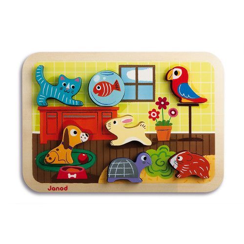 Chunky Puzzle Animaux 7 pcs (bois)