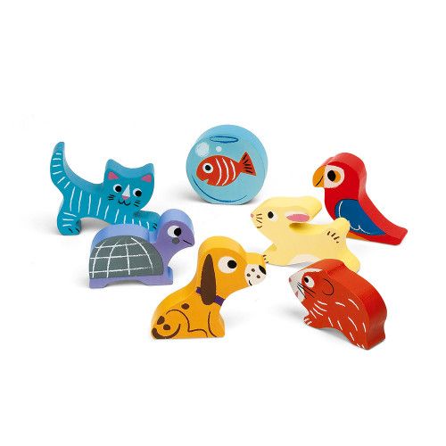 Chunky Puzzle Animaux 7 pcs (bois)