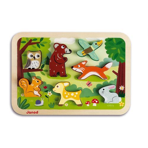 Chunky Puzzle Forêt 7 pcs (bois)