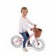 Draisienne Bikloon Métal Vintage Rose, équilibre motricité, plein air extérieur, panier osier, selle réglable pneus gonflables
