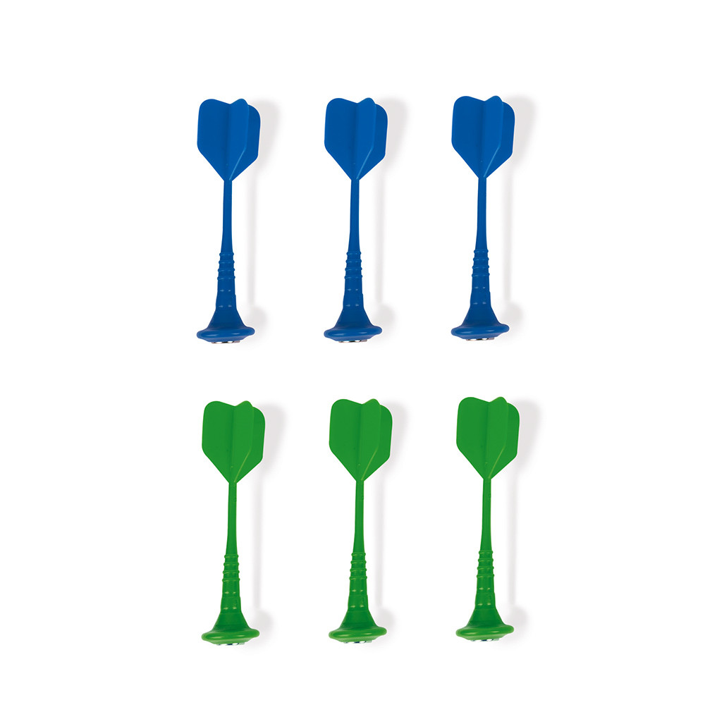 Magnetische Dart-Pfeile 6 Stück (Kunststoff) (Grün Und Blau) :  Geschicklichkeitsspiel Janod - J02078 - Geschicklichkeitsspiel - Janod