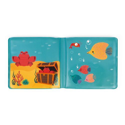 Livre de bain magique, éveil bébé, animaux, pour enfant à partir de 10 mois JANOD