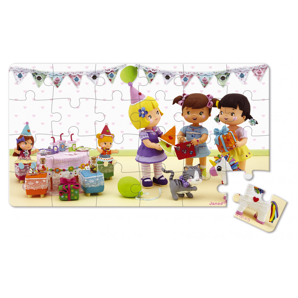 Puzzle Juliette Feiert Geburtstag 2 Motive in Box 20 bis 49teilige