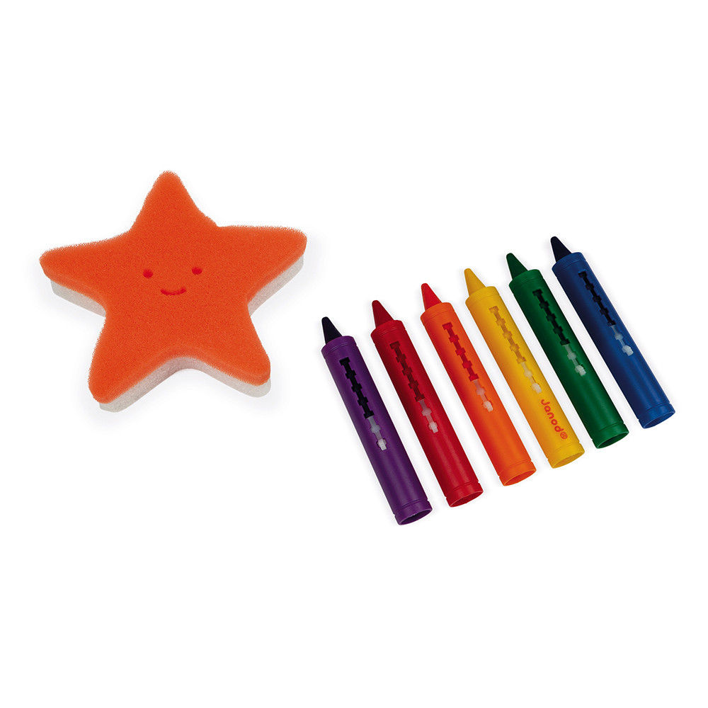 Coloriage dans le Bain : Jouets de bain Janod - J04725