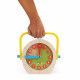 Apprendre l'heure - essentiel en bois, horloge, réveil, éducatif, 21 accessoires, poignée, pour enfant à partir de 5 ans JANOD