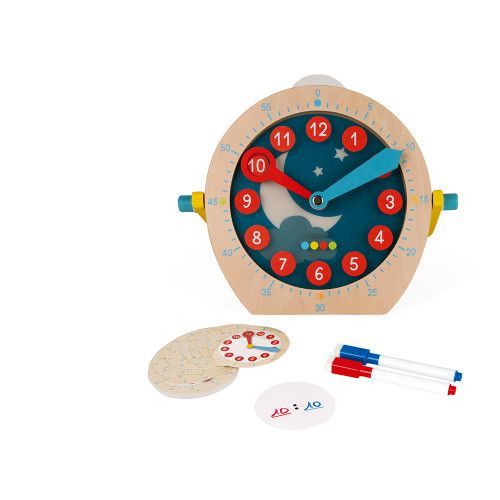 Horloge magnétique pour apprendre à lire l'heure