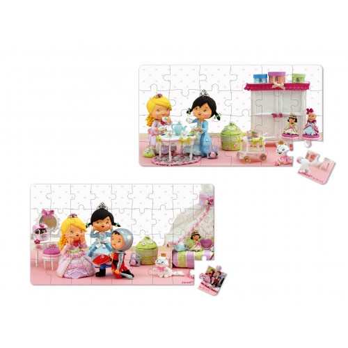Lovely Puzzles - Rose Princesse - 2 puzzles