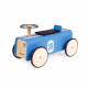 Porteur voiture en bois, vintage, trotteur, motricité équilibre, bleu, pour enfant à partir de 2 ans JANOD
