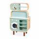 Cuisine double face Cooker Reverso en bois sonore et lumineuse design 8 accessoires pour enfant à partir de 3 ans