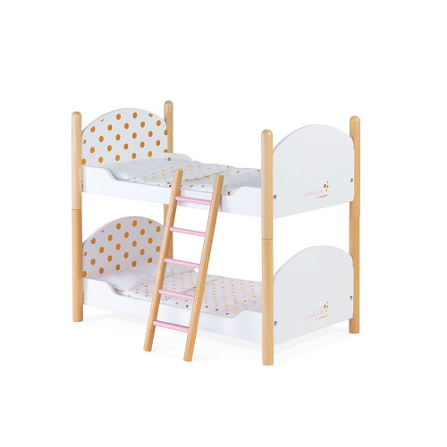 Lit Superpose Poupee Pour Enfant Mobilier Poupon En Bois Janod