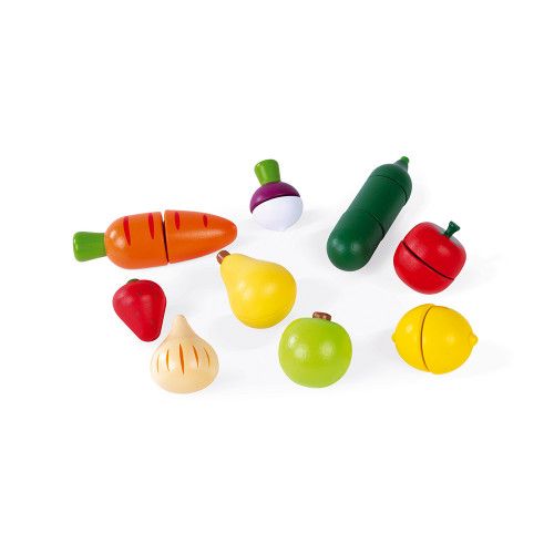 À en légumes Bois Découper Magnétique Set Jouët Alimentaire Jouer avec Les  Enfants Panier pour Multicolore PT322 - Marchande - à la Fnac