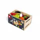 Maxi Set - Fruits et légumes à découper Green Market en bois 12 pièces pour enfant à partir de 3 ans